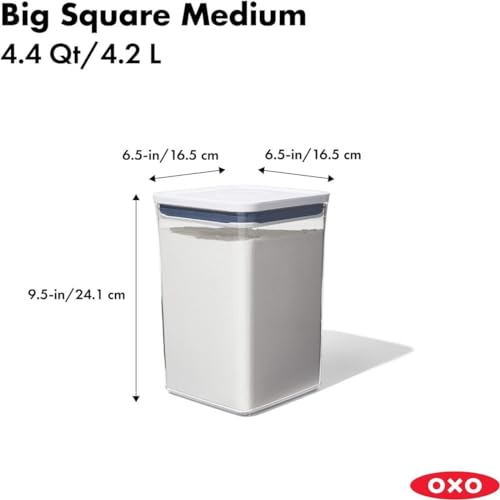 6 Piece Large Canister Set with Scoops, White A243