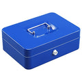 Cash Box with Money Tray and Key Lock, Metal, 13''x9.37''x3.54'', Black Z87665