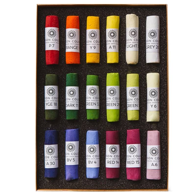 Set of 18 Botanical Colors P7472