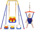 2-in-1 Toddler Swing Set and Baby Jumper Z49054