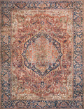 Red Navy 2'6 x 9'6 Rug K309720
