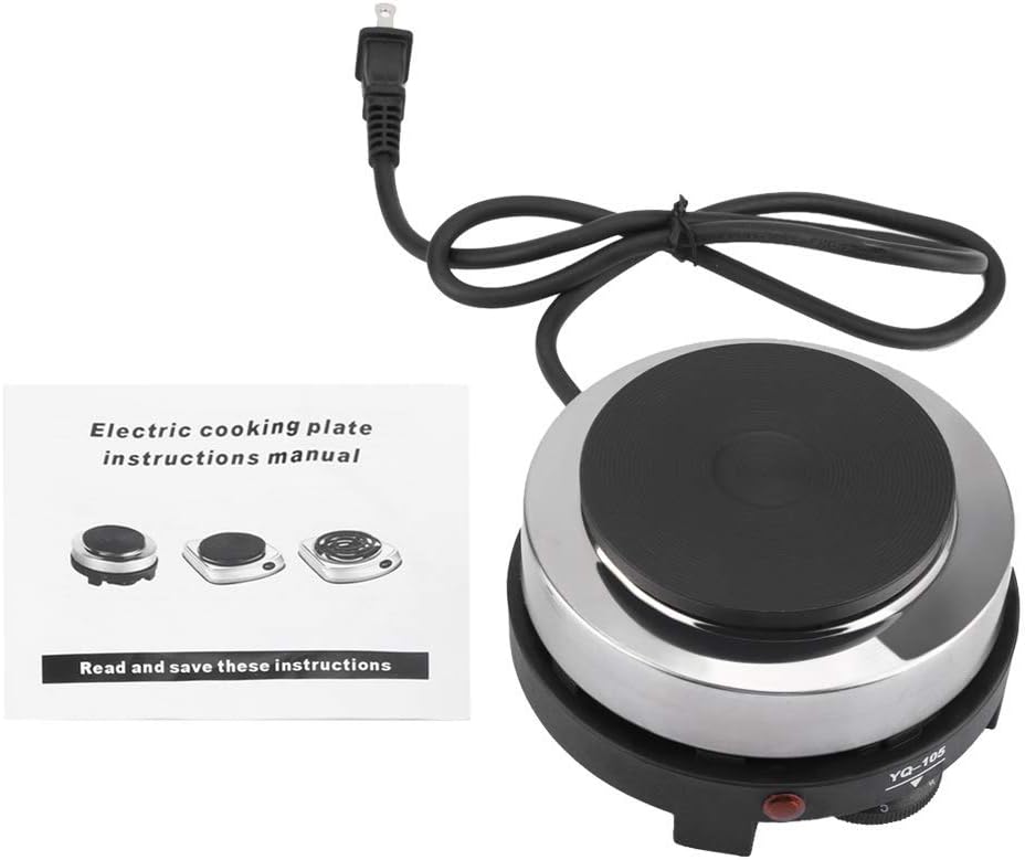 Electric Mini Stove Hot Plate, 500W Single Burner, Pack of 2 L271503