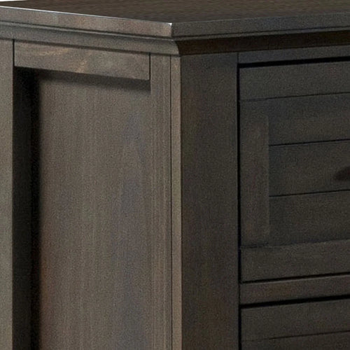 2 Drawer Wooden Nightstand J1851