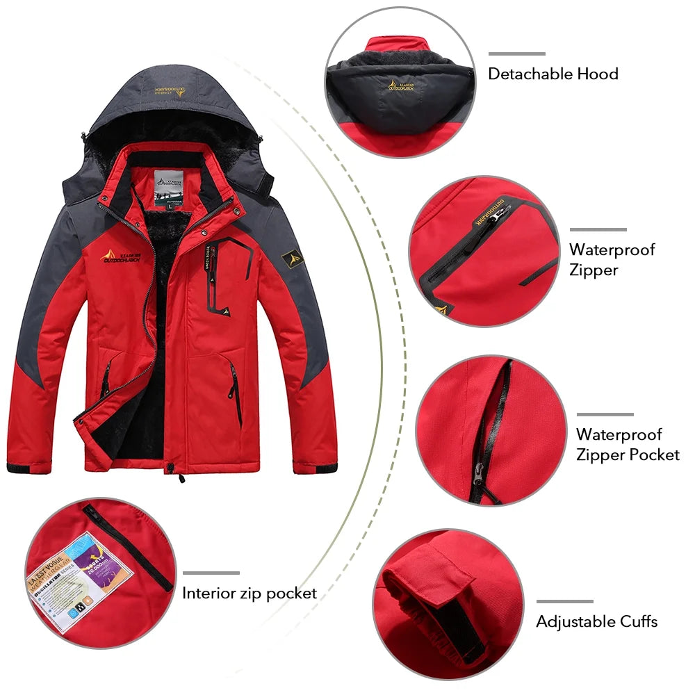Waterproof Shell Ski Jacket U483194