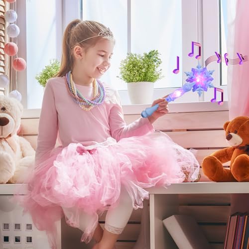Light Up Wand Snowflake Princess Wands F4066