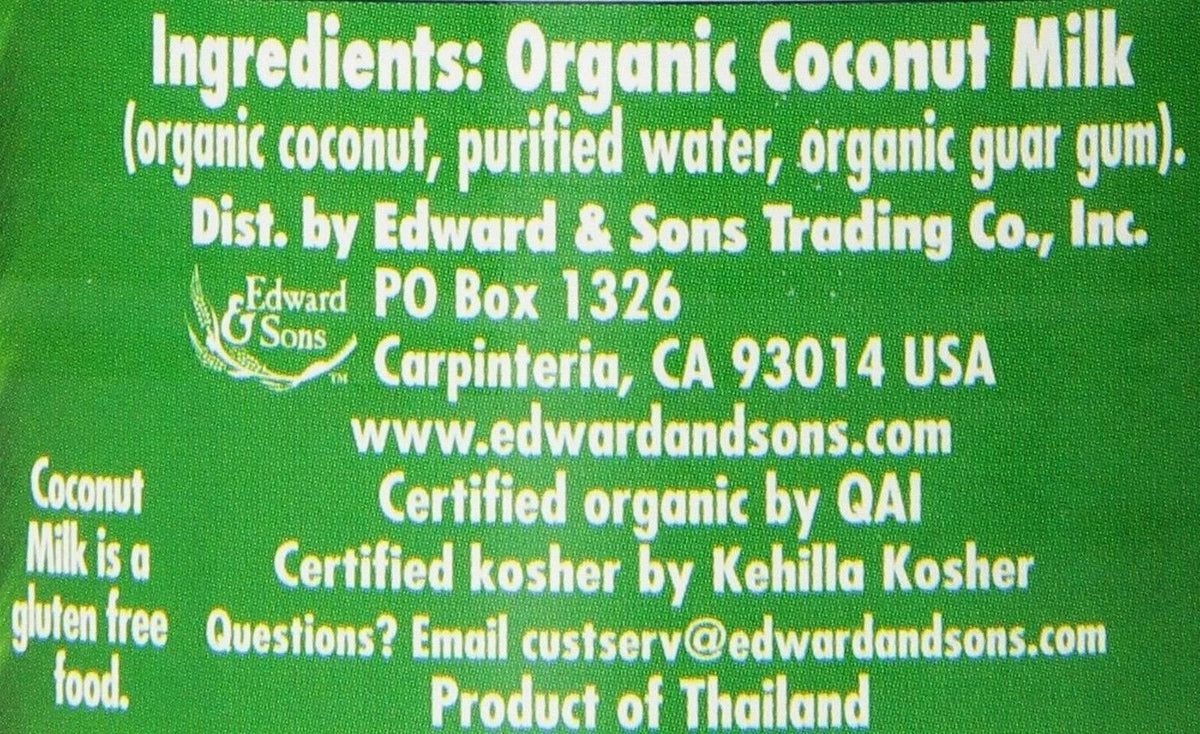 Organic Classic Coconut Milk 13.5 oz Cans (Count of 12) C374