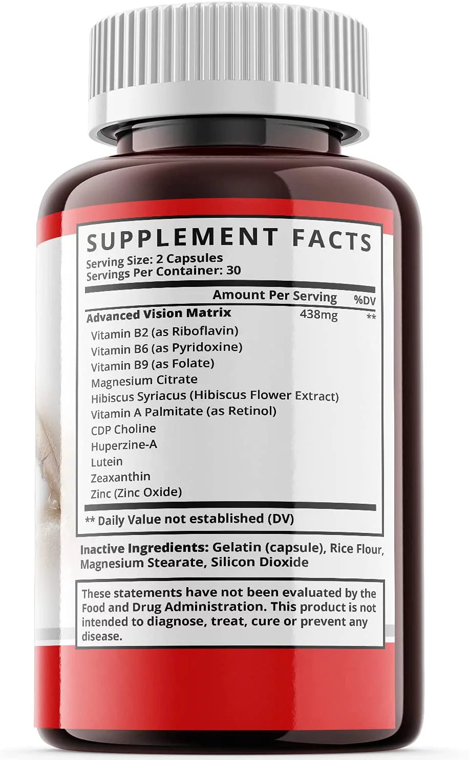 120 Capsules Vision Supplement L919