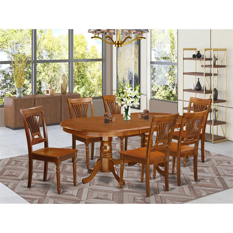 7-piece Wood Dining Table Set B275900