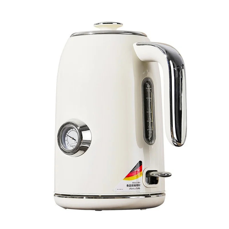 1.7L Stainless Steel Kettle with Temperature Gauge T867296