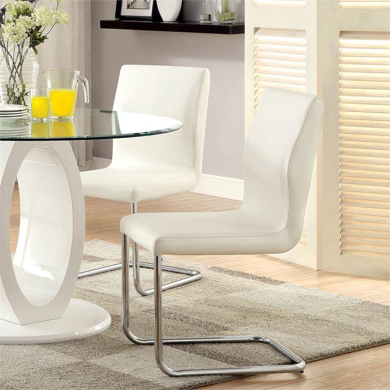 White Dining Chair (Set of 2) Z5825