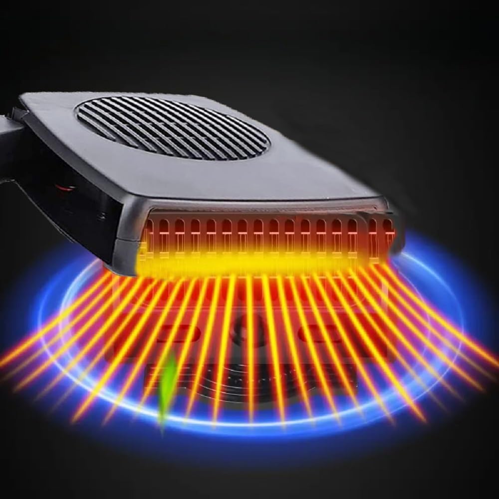 200W Portable Car Heater with Cigarette Lighter Plug H924