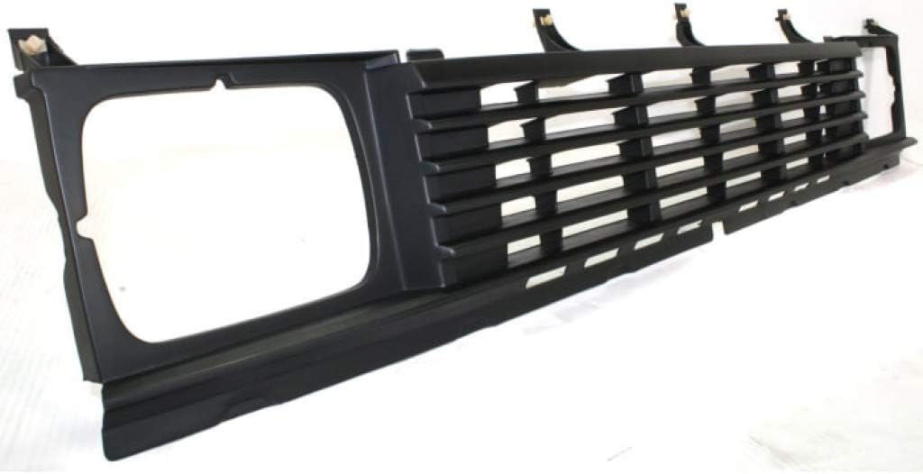 Painted Dark Argent Plastic Grille Assembly for Nissan D21 1986 1987 2WD T5991