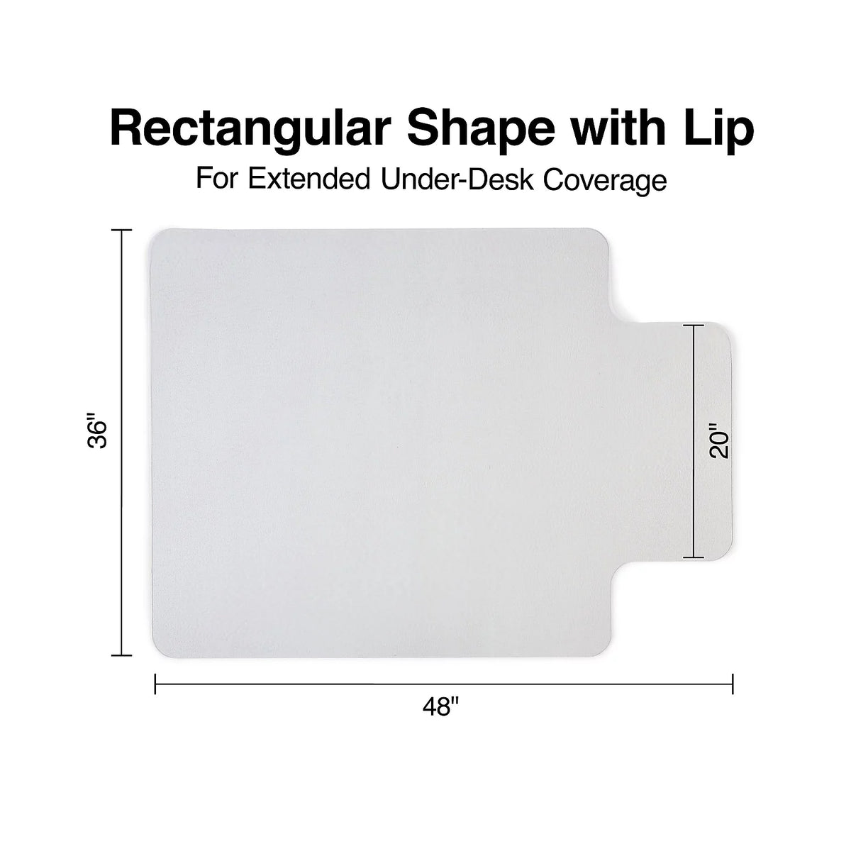 36" x 48" Hard Floor Chair Mat V71014