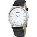 Silver tone Stainless Steel Solar Quartz Watch I2598