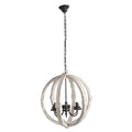 27.5" White and Black Chandelier G282752