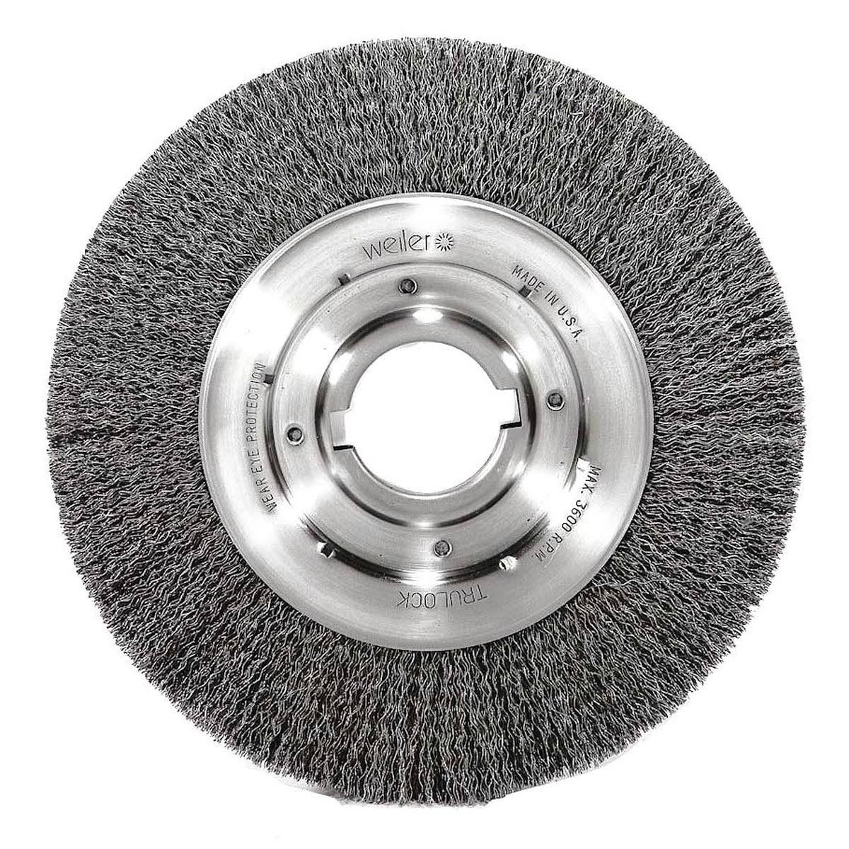 Wire Wheel Brush, Max. RPM 3600, 1-1/8In W H97618
