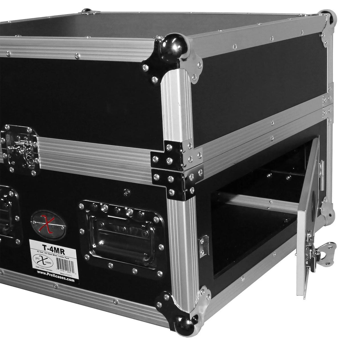 4U Rack x 10U Top Mixer DJ Combo Flight Case F5047