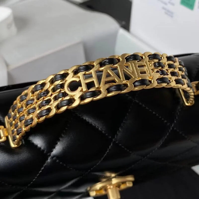 Mini Flap Bag With Top Handle U60668