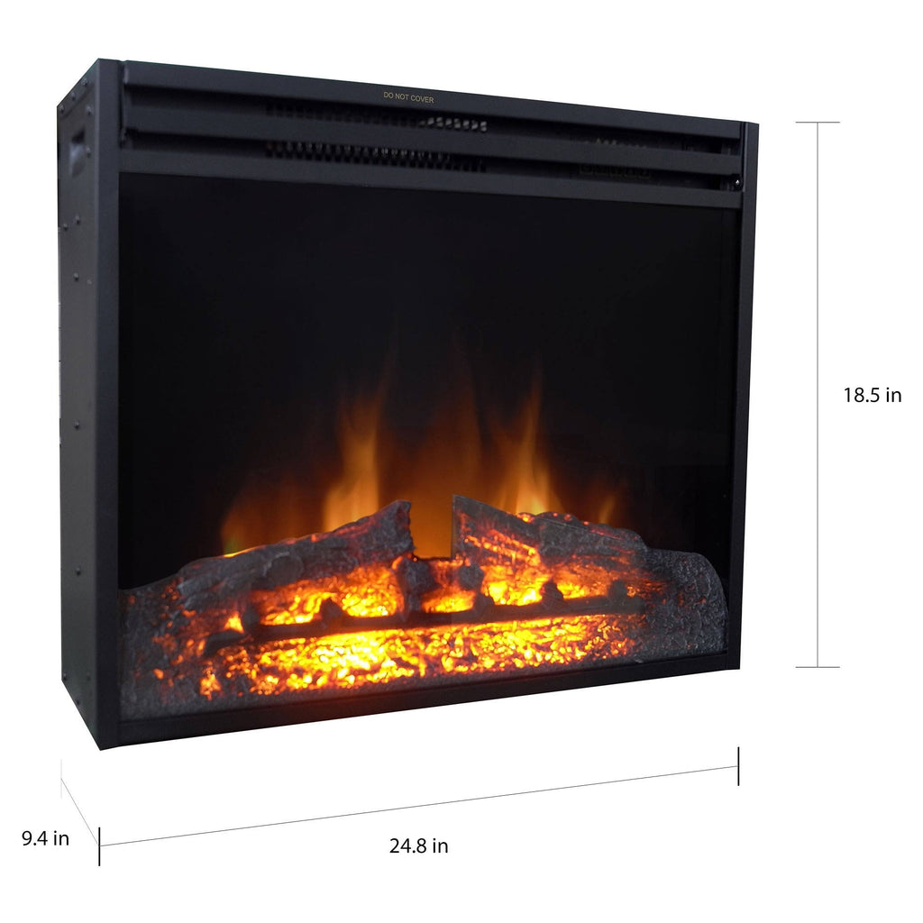 Freestanding Electric Fireplace Insert with Remote Control B373