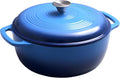 7.5 Quart Enamel Cast-Iron Round Dutch Oven with Lid K344948