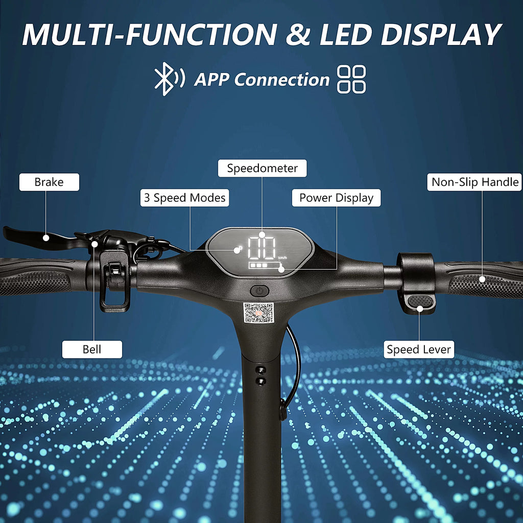 500W Motor 15 MPH 15 Miles Range 10" Solid Tires Folding Electric Scooter P570682