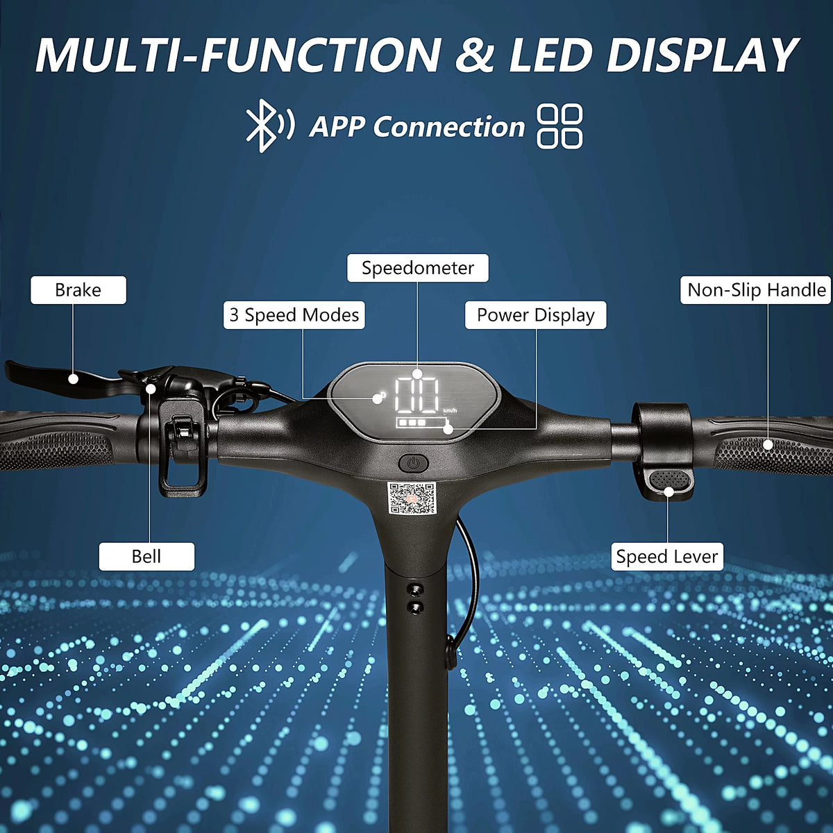 500W Motor 15 MPH 15 Miles Range 10" Solid Tires Folding Electric Scooter P570682