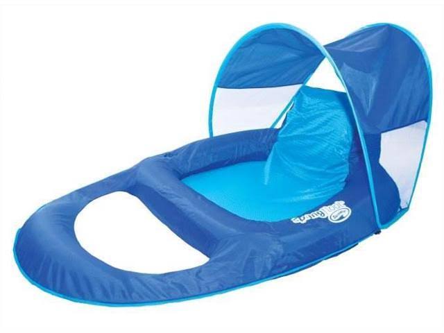 2 Pack Pool Lounge Chair with Sun Canopy K6182