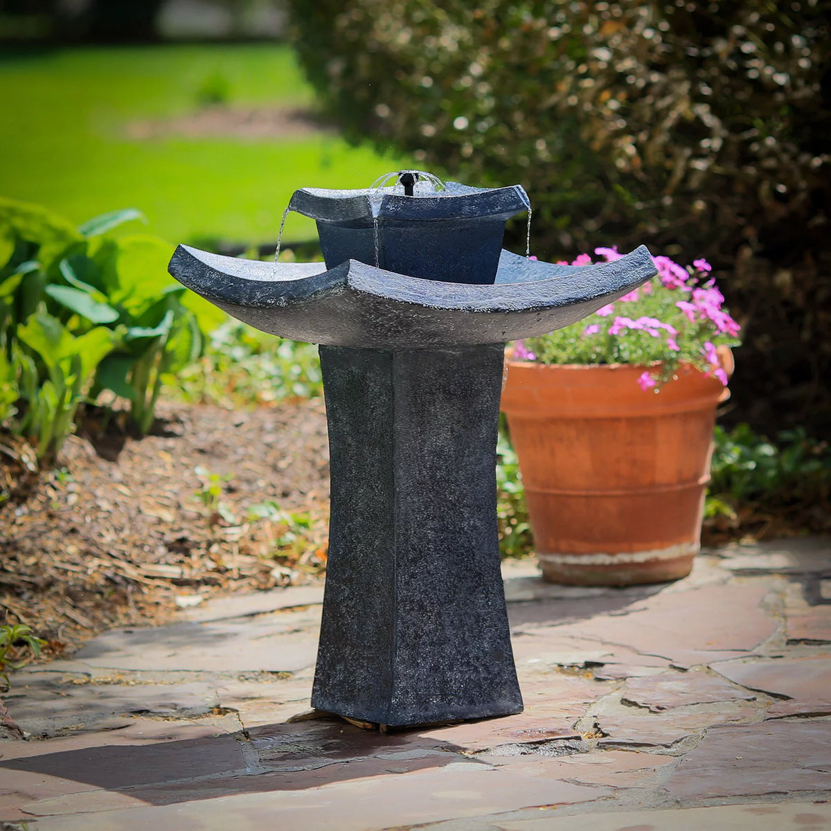 2-Tier Solar Fountain M190