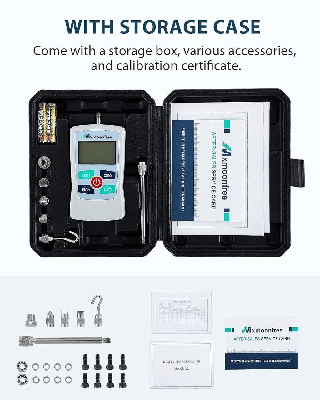 500N Digital Force Gauge Push Pull Force Meter G8201