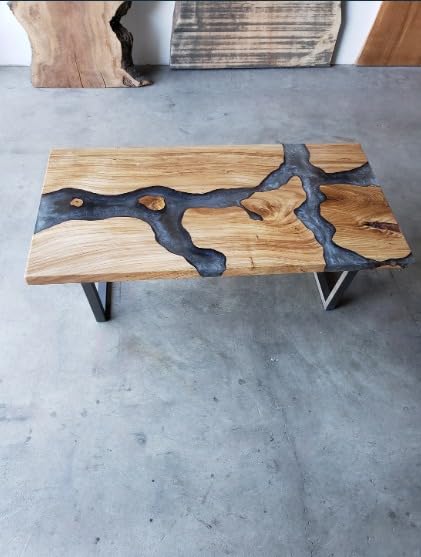 Grey Epoxy Dining Table N293