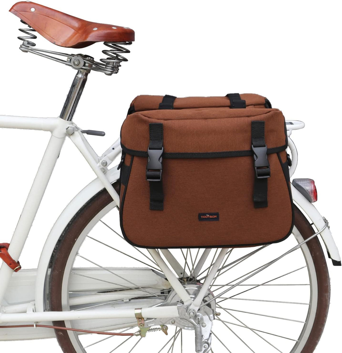 Bicycle Bag Bike Seat Pannier Cycling Carry Bag Q24342