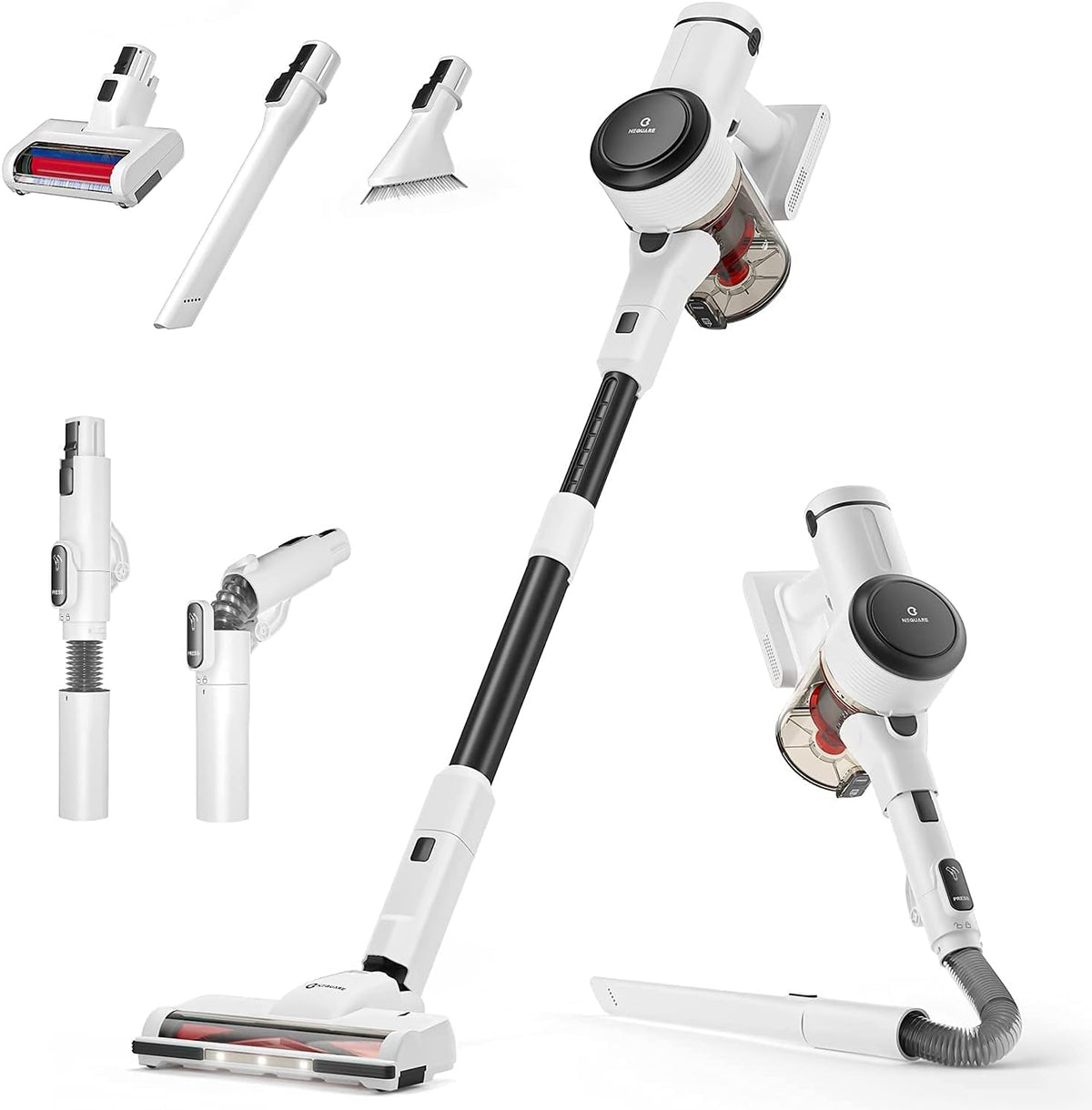 Cordless Stick Vacuum Cleaner with 280W Suction U302
