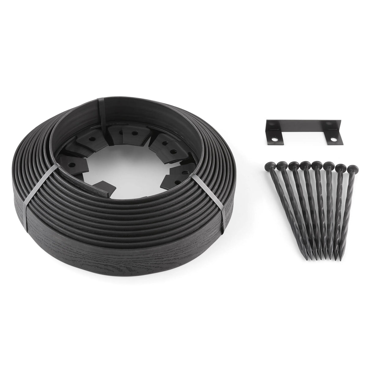 2-inch Tall 30-ft Plastic Black Landscape Edging O415