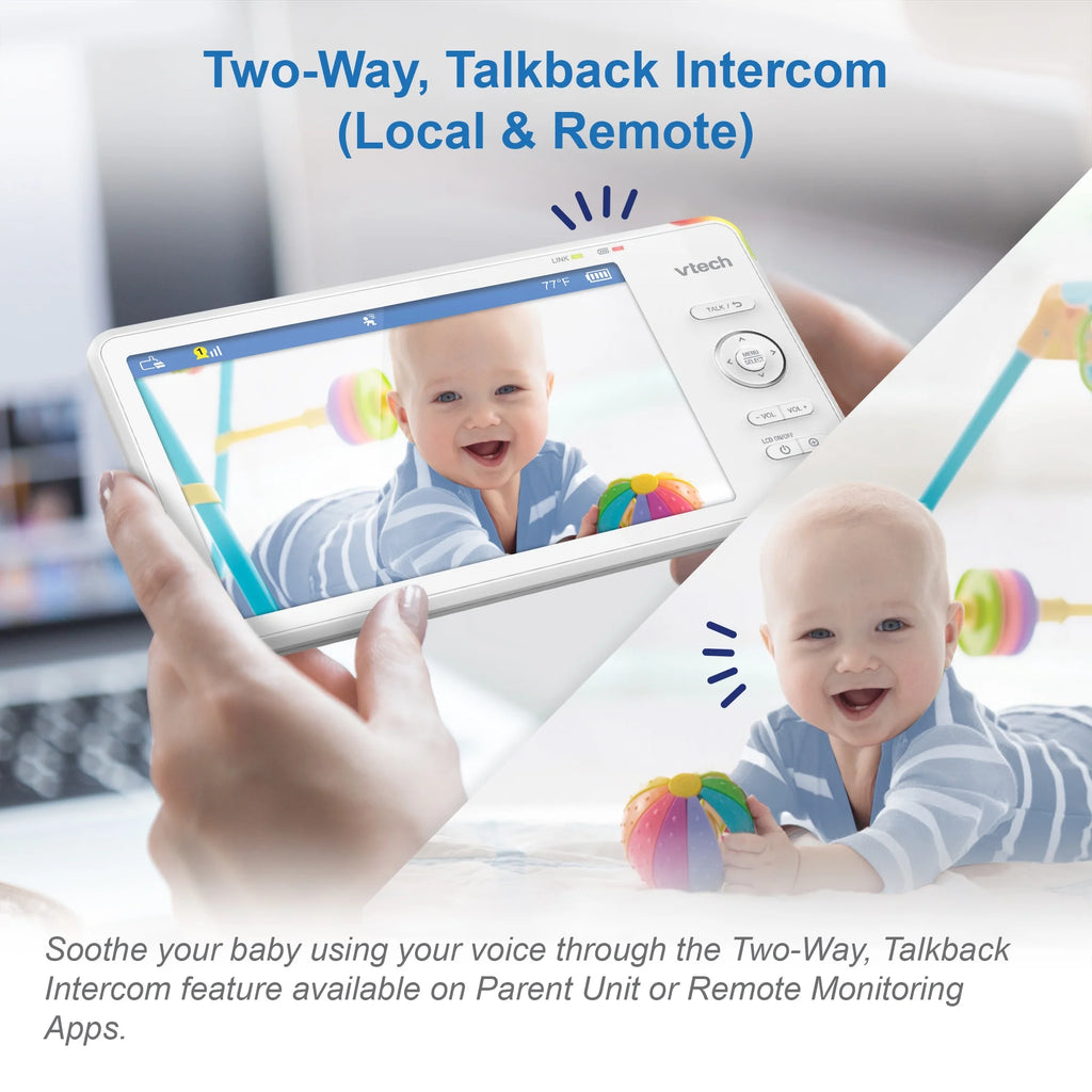 5" Smart Wi-Fi 1080p Pan & Tilt Video Baby Monitor R861