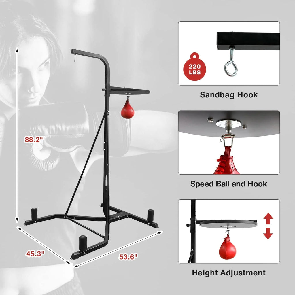 Boxing Bag Stand with Speed Bag Y10258