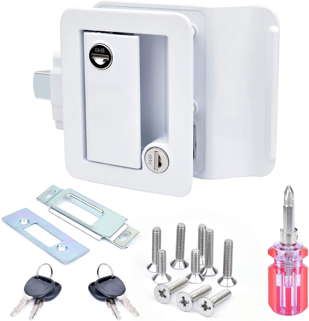 RV Entry Door Lock with Paddle Deadbolt F37671