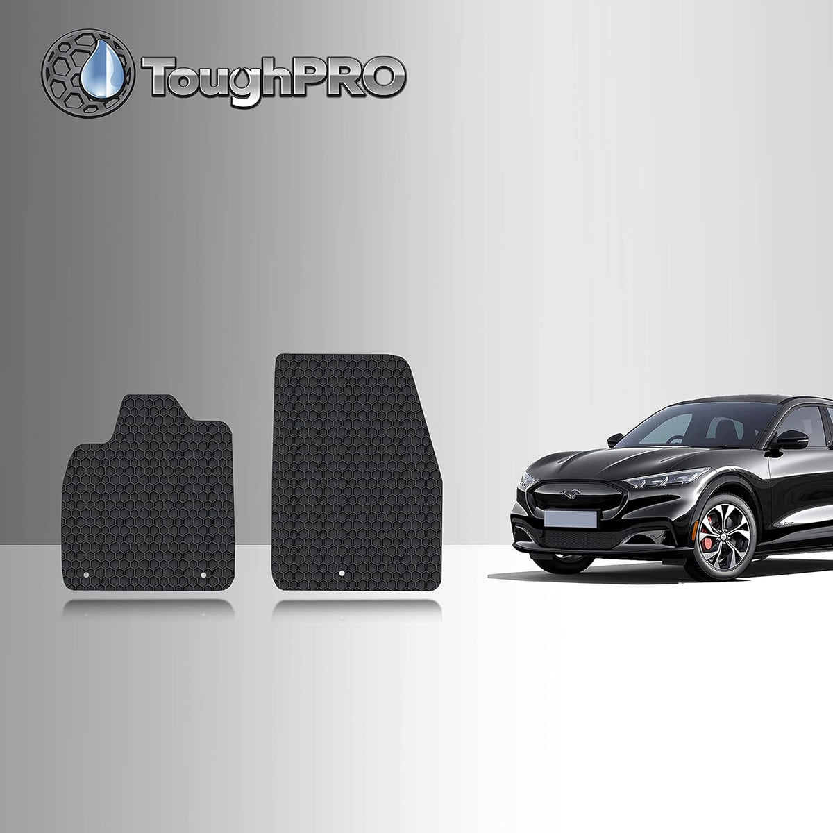 Black Rubber Cargo Mats R1965