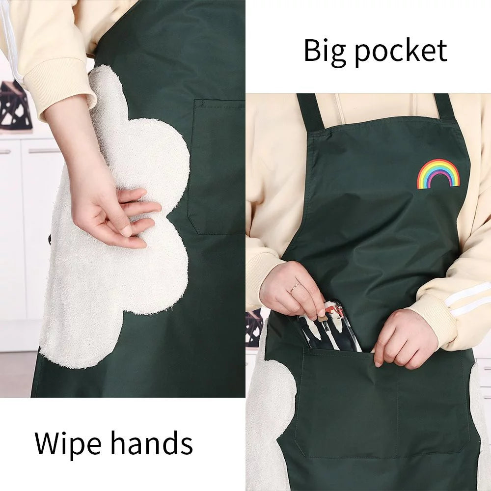 Waterproof Aprons with Pocket W116853