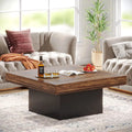 Brown Square LED Coffee Table M392879