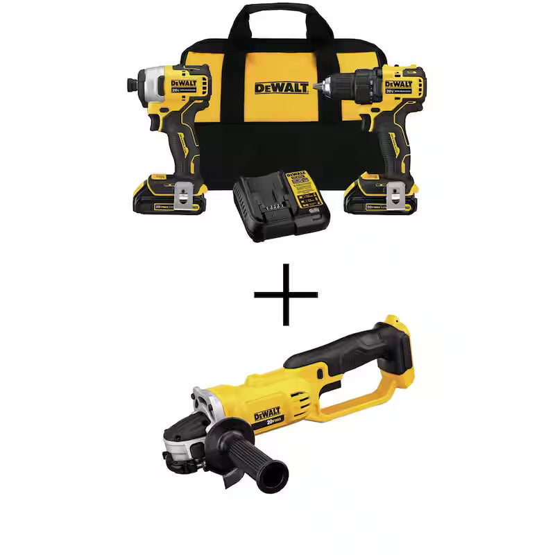Brushless Cordless Compact Drill/Impact 2 Tool Combo Kit W38501