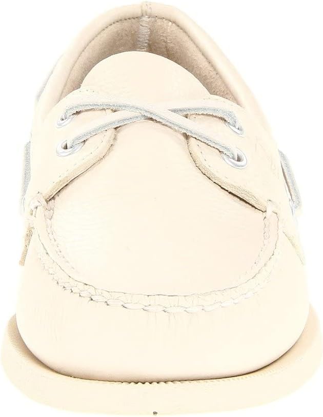White 2-Eye Boat Shoe V1302