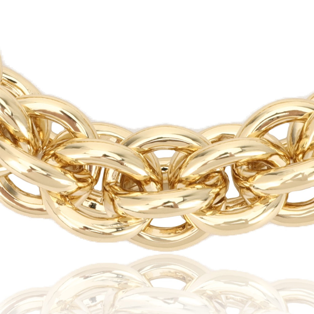 Chunky Link Bracelet 18K Gold-plated M151
