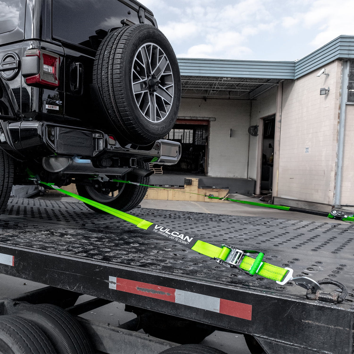 Complete Axle Strap Tie Down Kit with Snap Hook Ratchet Straps E87963