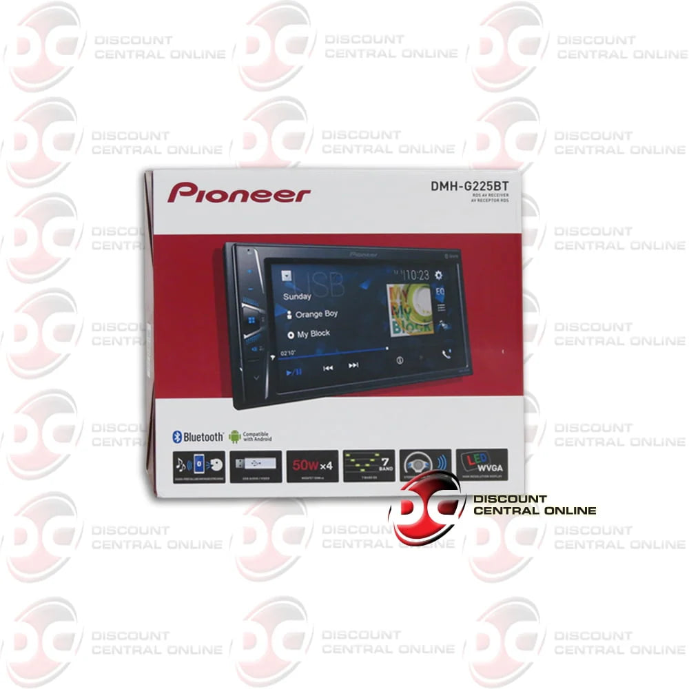 2-DIN 6.2 Touchscreen Digital Media Car Stereo with USB Bluetooth W6683