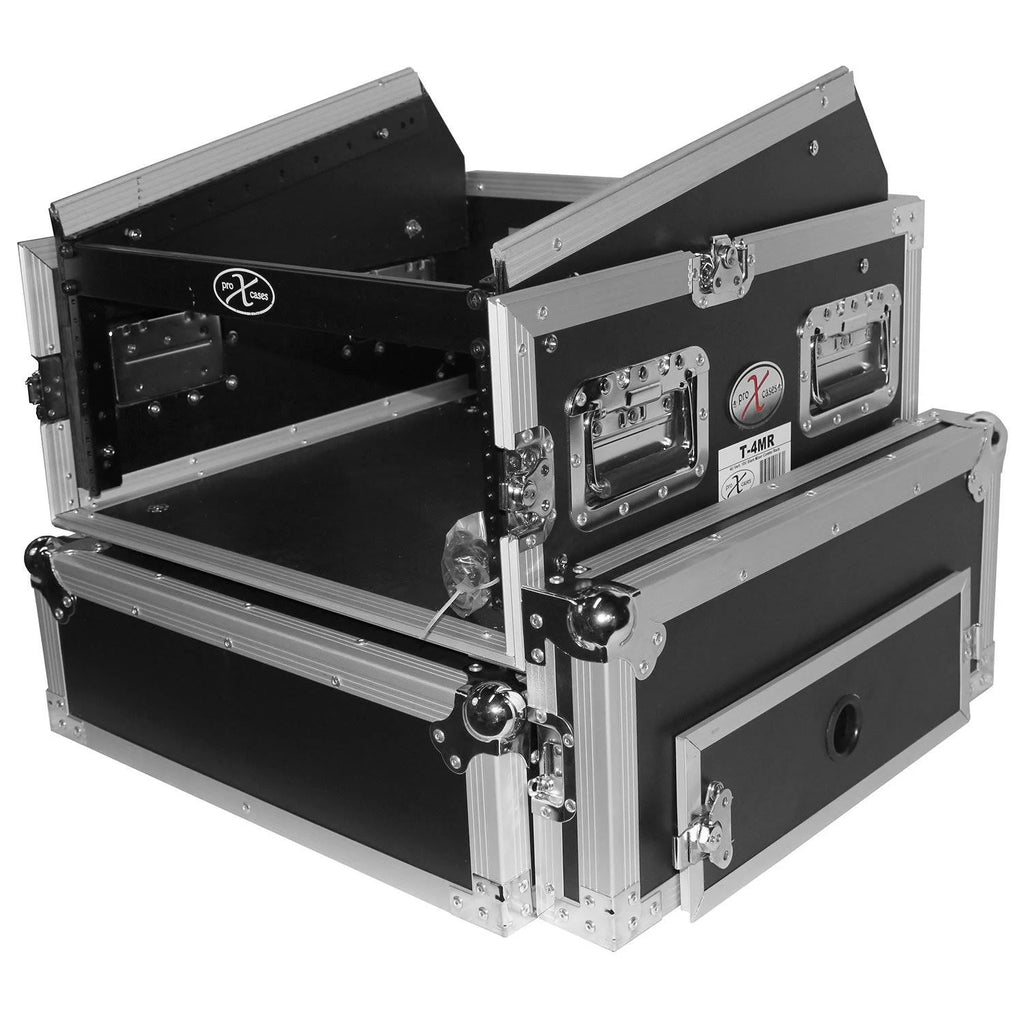 4U Rack x 10U Top Mixer DJ Combo Flight Case F5047