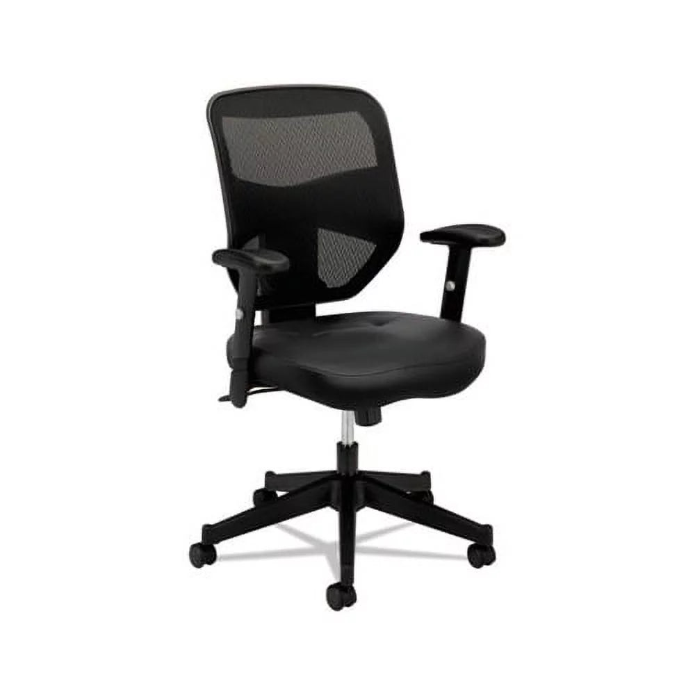 Black Mesh High-Back Task Chair with Adjustable Arms H7923