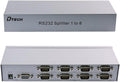 8 Port RS232 Serial Splitter Switch Box with Power Adapter B5648