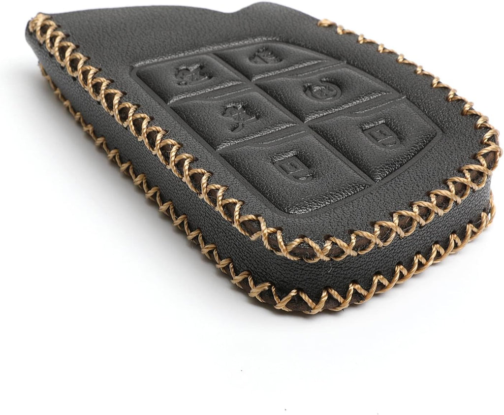Black Leather Key Fob Case Cover Pack of 2 C561457