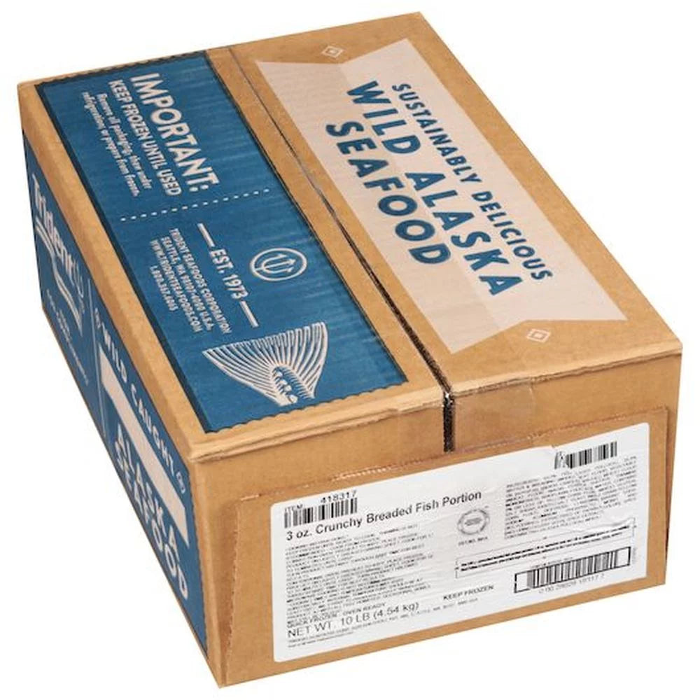 10 Pound 3 Ounce Whole Grain Breaded Pollock O893928