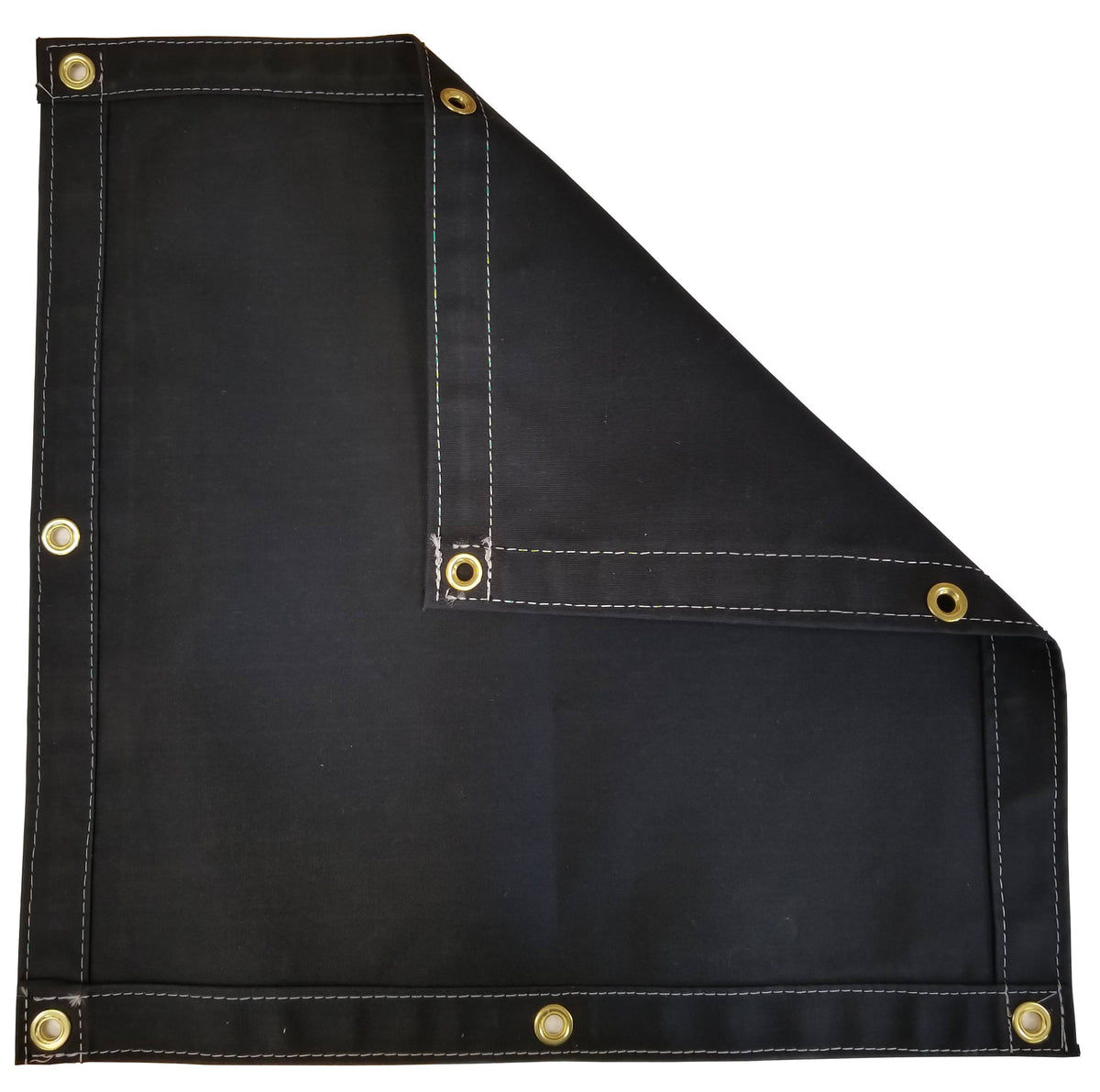 Black Polyester Canvas Tarp W840302